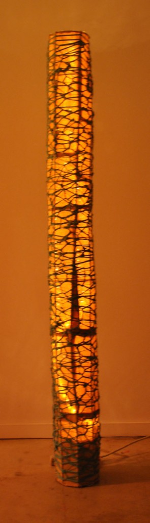 Column- mustard & blue (alight)