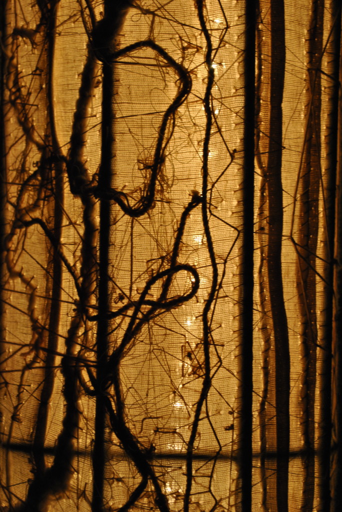 Ivory Net Column (in process, detail)