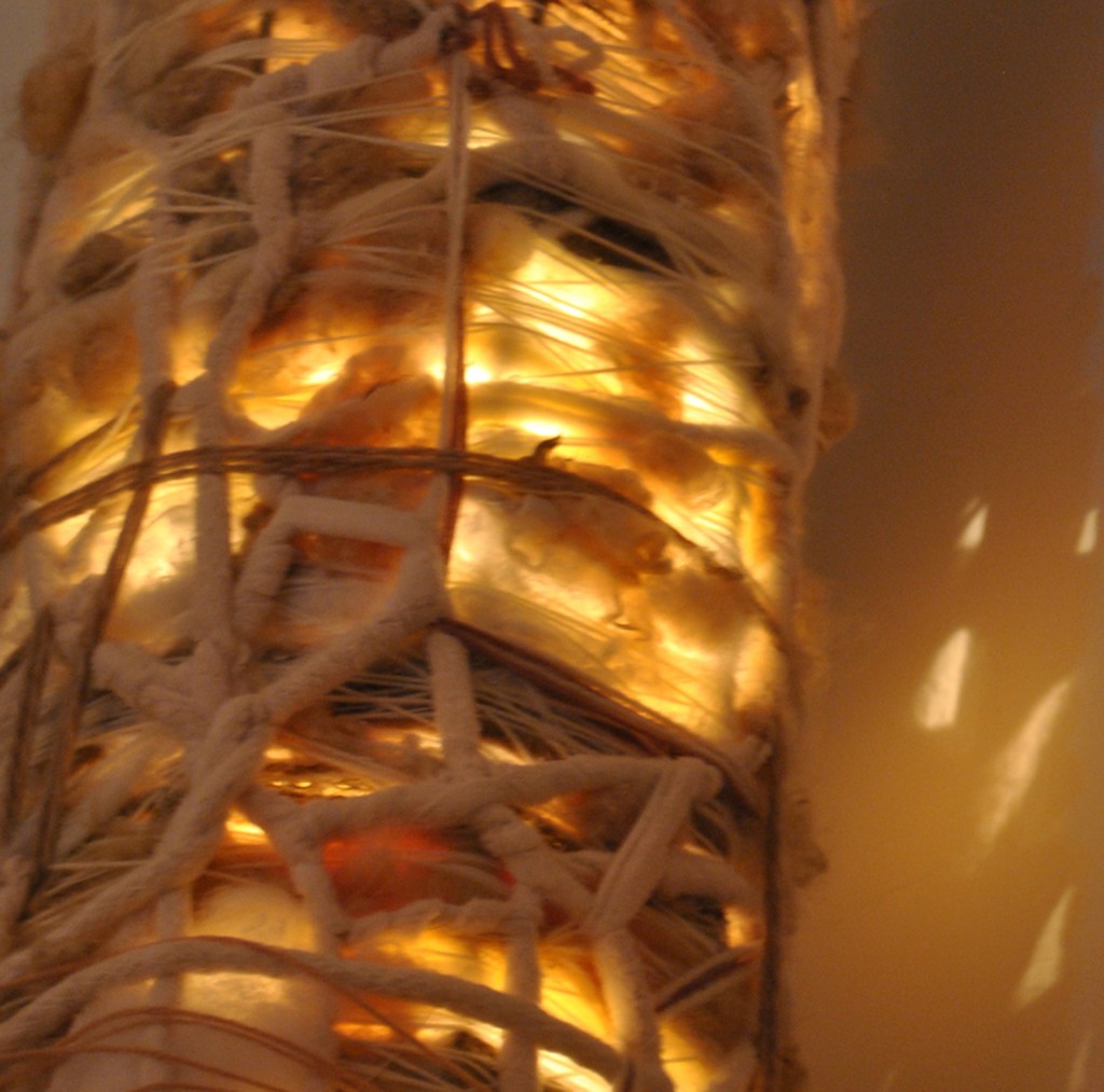 Ivory Light Column (alight, detail)