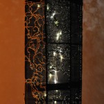 Black and White Column alight