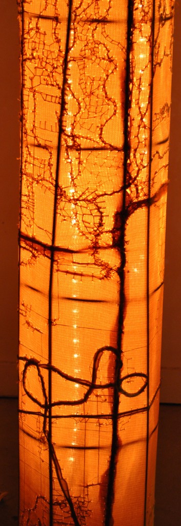 Honey Light Column alight (detail)