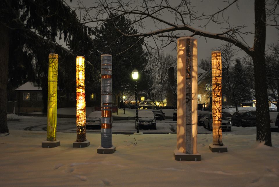 Forest of Light Columns at the Glenerin Inn